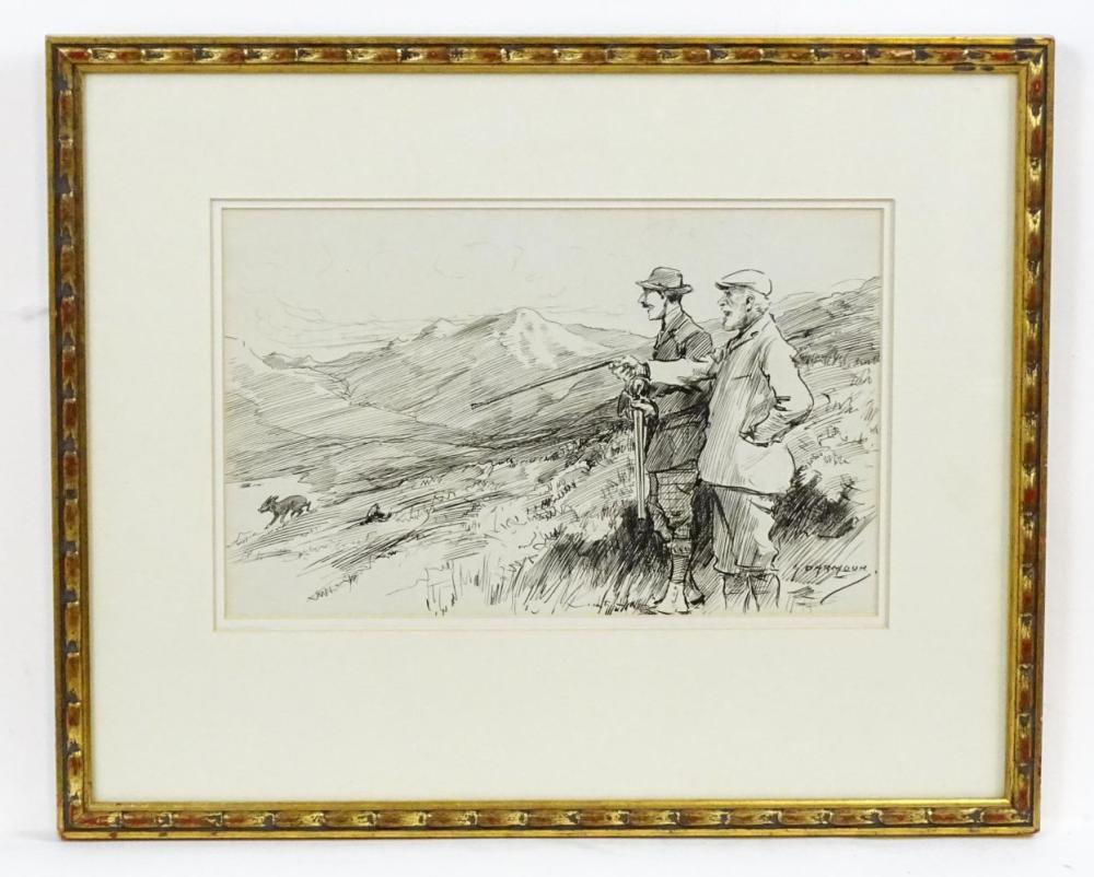 George Denholm Armour comparable auction result: george denholm armour 1864 1949 cartoonist pen