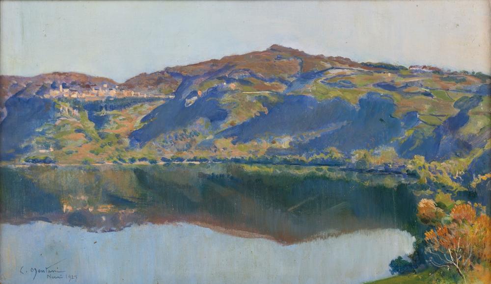 carlo montani saluzzo 1868 roma 1936 lake nemi 1927 · Finarte · 2024-09-25 Carlo Montani comparable auction result: carlo montani saluzzo 1868 roma 1936 lake nemi 1927