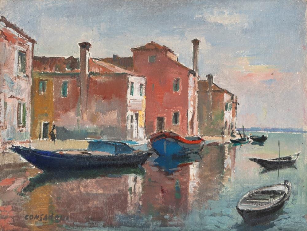 Silvio Consadori comparable auction result: silvio consadori brescia 1909 burano 1994 burano