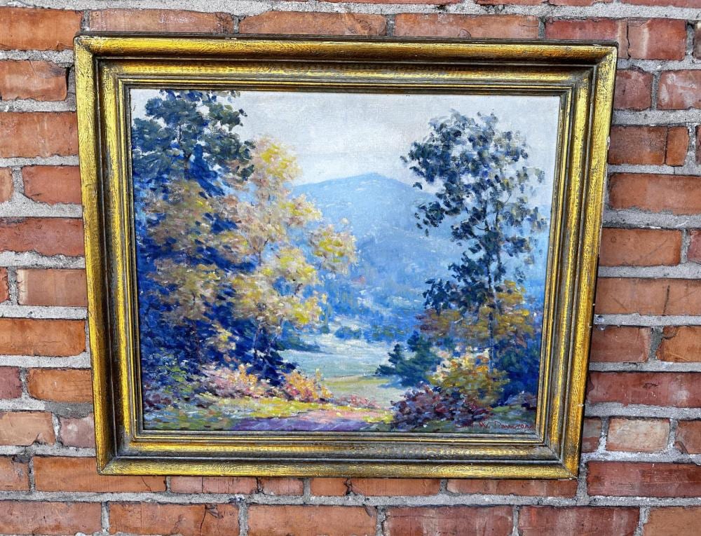 Carl Wendell Rawson comparable auction result: carl wendell rawson oil on board painting