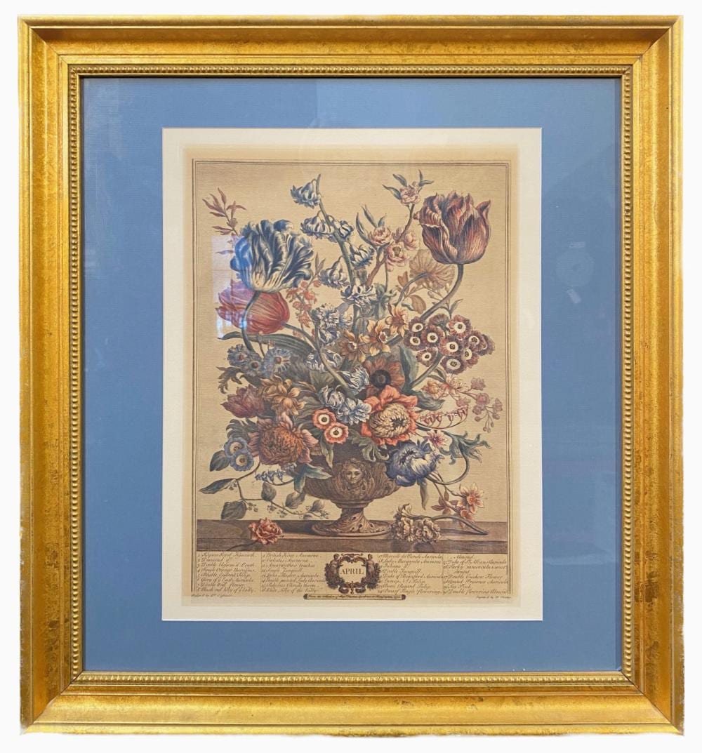 pieter casteels iii 1684 1749 lithograph titled the twelve months of flowers april 23in x 26in 58cm x 66cm · The Rug Life Auctions · 2024-08-20 Pieter Casteels III comparable auction result: pieter casteels iii 1684 1749 lithograph titled the twelve months of flowers april 23in x 26in 58cm x 66cm