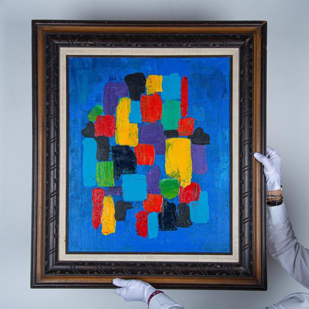 Olga Albizu comparable auction result: olga albizu original oil on canvas signed