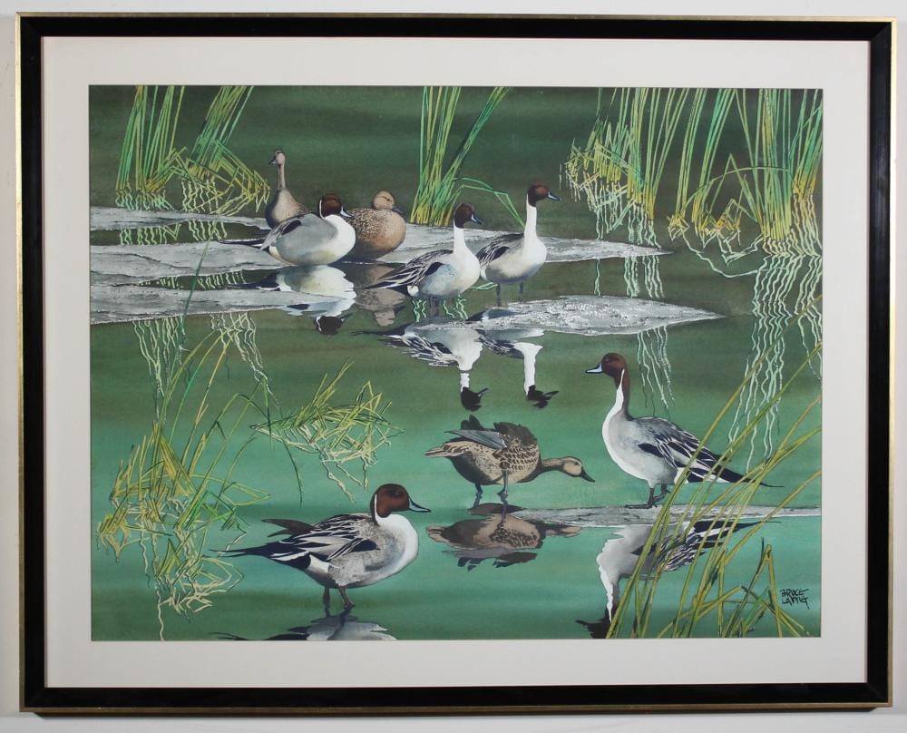 bruce lattig watercolor on paper · O'Gallerie · 2024-08-19 Bruce Lattig comparable auction result: bruce lattig watercolor on paper