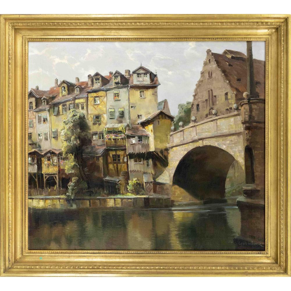 Louis Wöhner comparable auction result: louis w hner 1888 1958 view of a br
