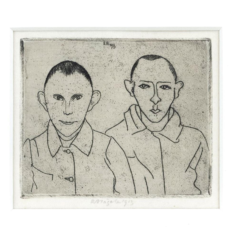 Reinhold Nägele comparable auction result: reinhold n gele 1884 1972 zwei baue