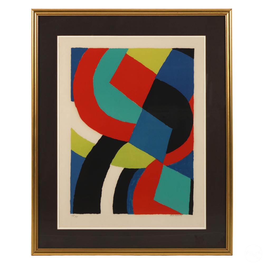 Sonia Delaunay 1885-1979 Lithograph Print SIGNED sold by Hill Auction Gallery, lot 204 — auction record photograph
