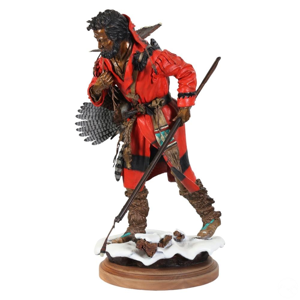 Joseph Krausz comparable auction result: joseph krausz b1936 the hunter le bronze sculpture