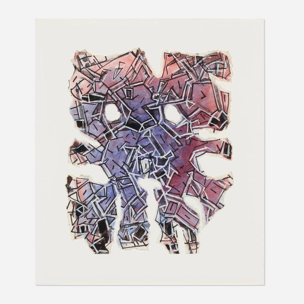 lee mullican untitled · Los Angeles Modern Auctions · 2024-08-20 Lee Mullican comparable auction result: lee mullican untitled