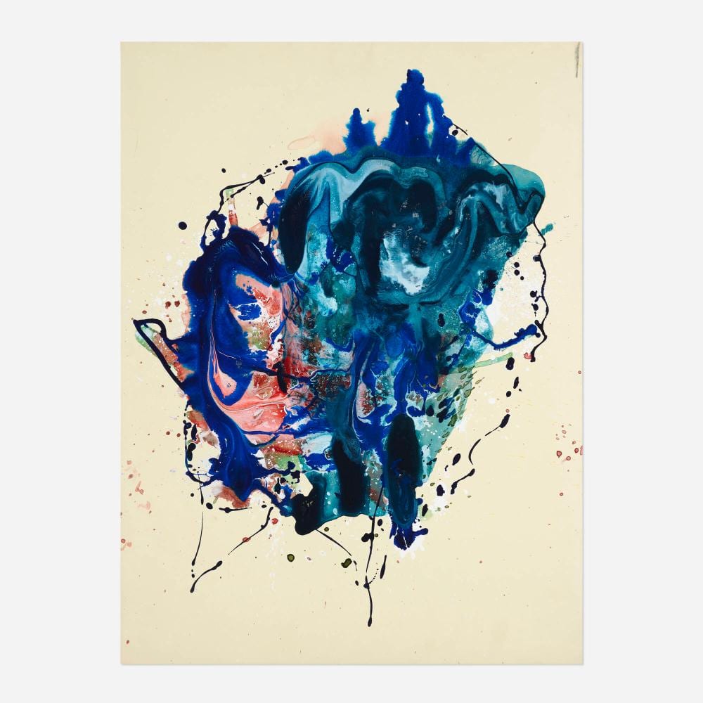 Bill Alpert comparable auction result: bill alpert blue composition