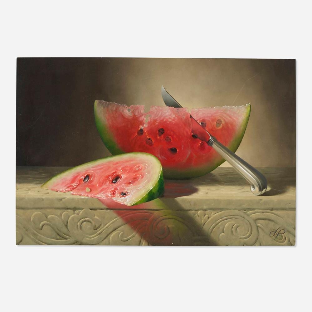 al proom watermelon slices · Los Angeles Modern Auctions · 2024-08-20 Al Proom comparable auction result: al proom watermelon slices