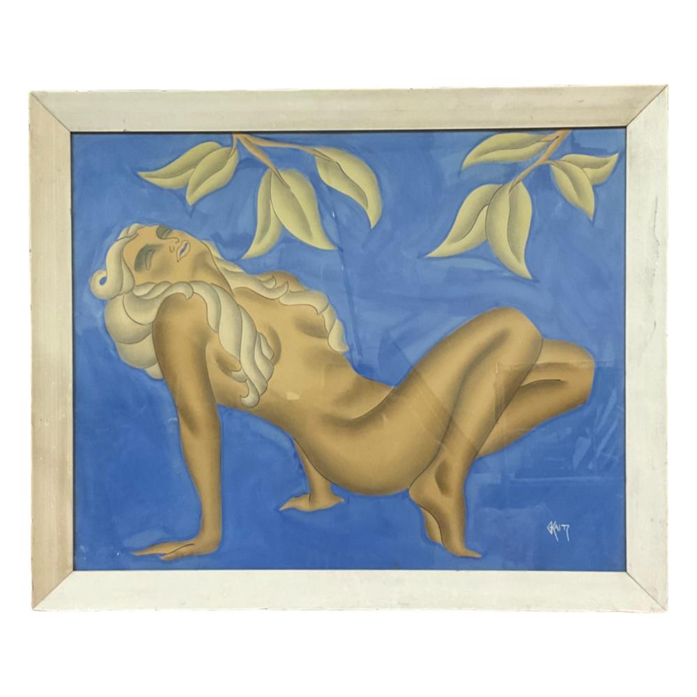 gustave kaitz american 1913 1992 signed nude painting · Absolute Auction Gallery · 2024-08-21 Gustave Kaitz comparable auction result: gustave kaitz american 1913 1992 signed nude painting