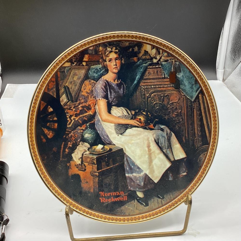 NORMAN ROCKWELL COLLECTOR PLATE sold by Dees Auction Company,LLC, lot 496 — auction record photograph
