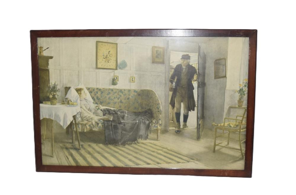 print of francis david millet the granddaughter 1885 framed · Paul Arsenault Auctioneers · 2024-08-18 Francis Davis Millet comparable auction result: print of francis david millet the granddaughter 1885 framed