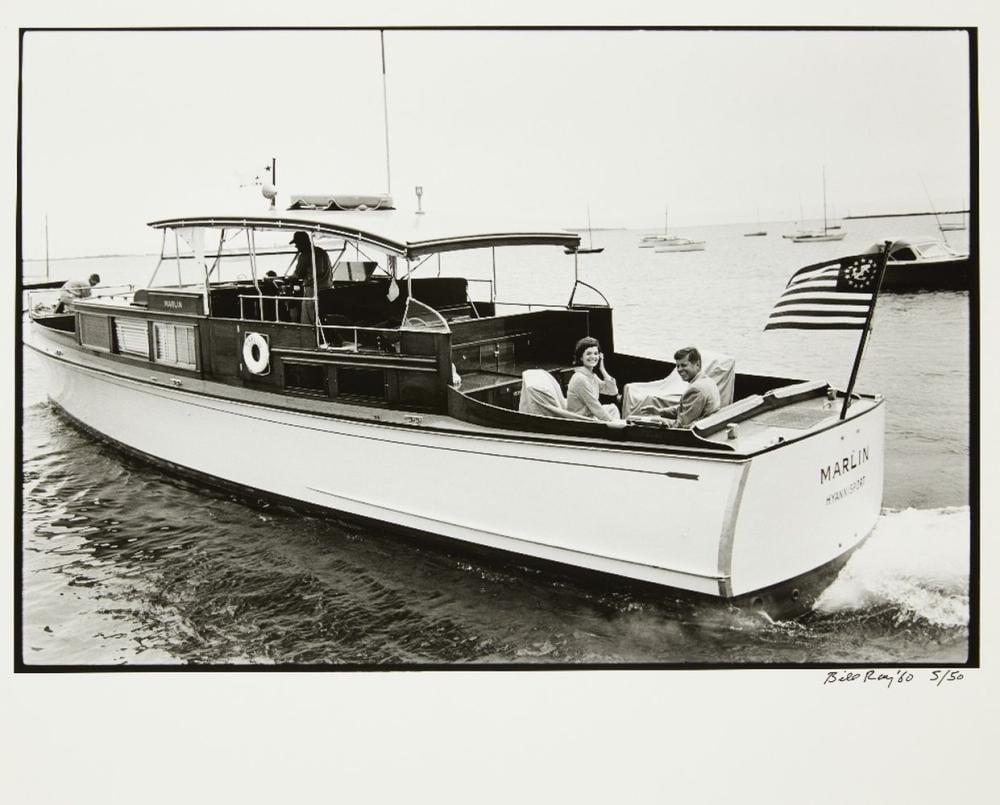 Bill Ray comparable auction result: bill ray senator john f kennedy and jacqui kennedy aboard the marlin at hyannis port 1960