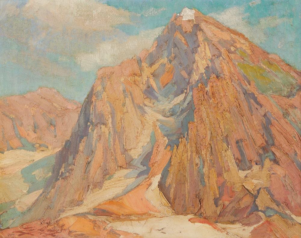 H. Emerson Lewis comparable auction result: emerson lewis american 1892 1958 the summit oil on canvas 16 x 20in 41 x 51cm