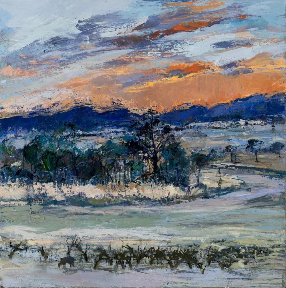 Laura Matthews comparable auction result: laura matthews 1964 orange oil on canvas 122 x 122cm