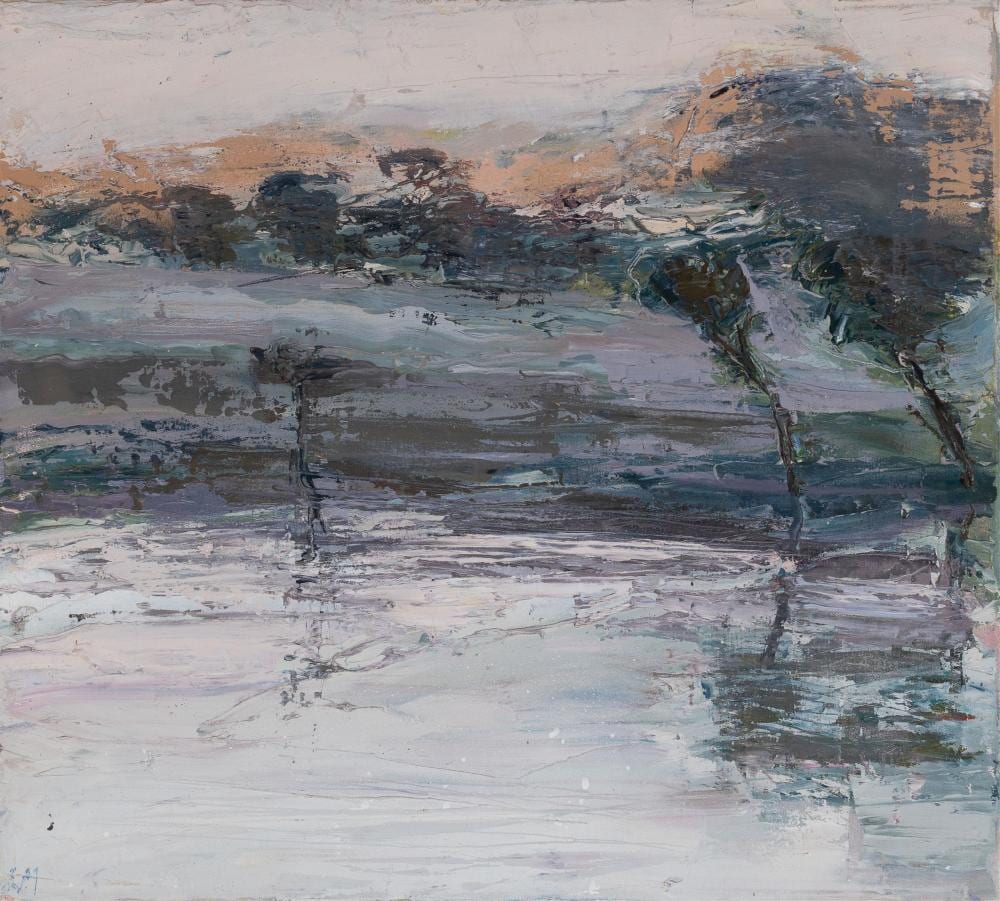 Laura Matthews comparable auction result: laura matthews 1964 kakadu nt oil on canvas 53 x 53cm