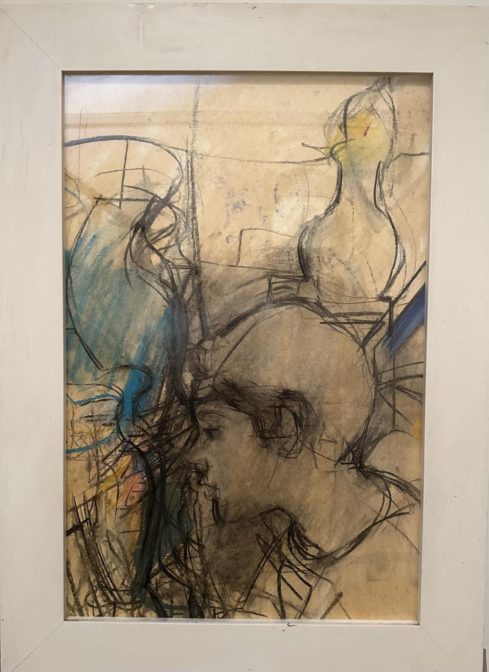 Laura Matthews comparable auction result: laura matthews 1964 boy with still life charcoal and pastel drawing on paper 93 5 x 70 5 cm