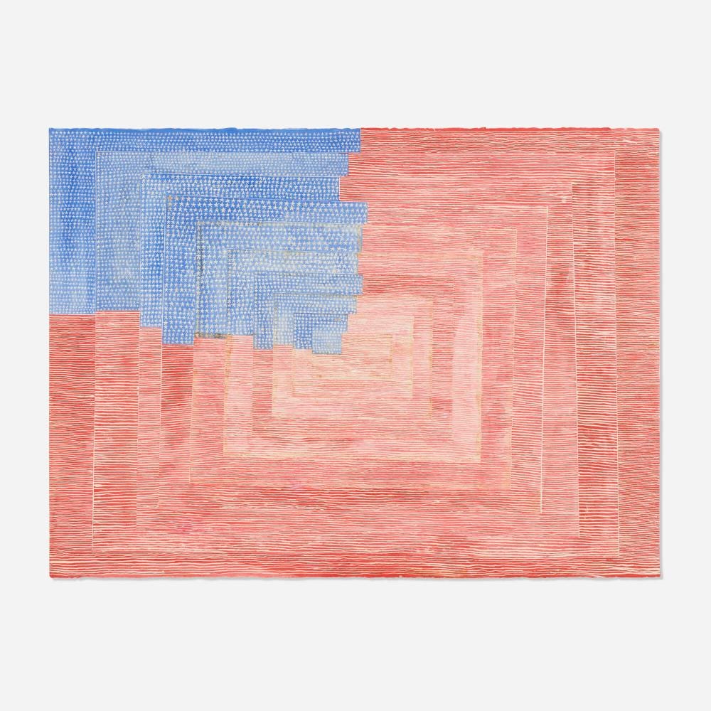 Justin Lieberman comparable auction result: justin lieberman concentric flags