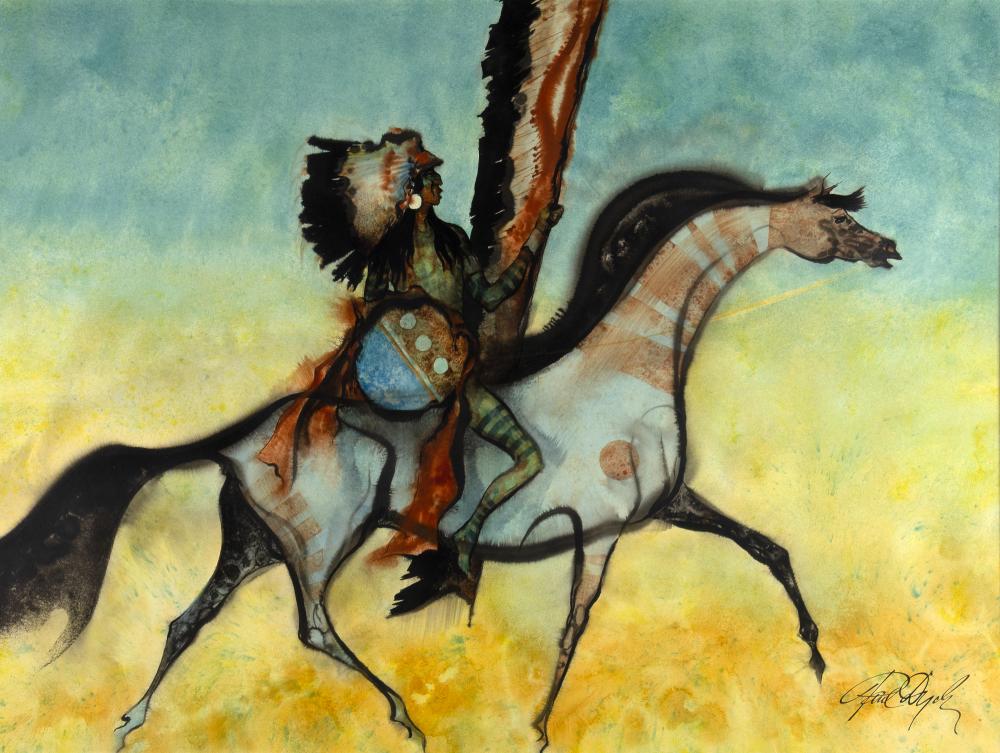 Paul Dyck comparable auction result: paul dyck 1917 2006 the flag chief 1979