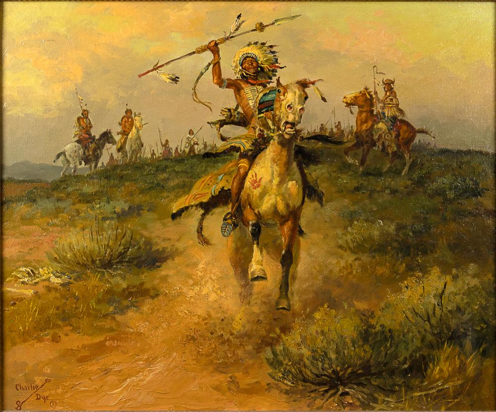 Charlie Dye comparable auction result: charlie dye 1906 1972 cheyenne challenge