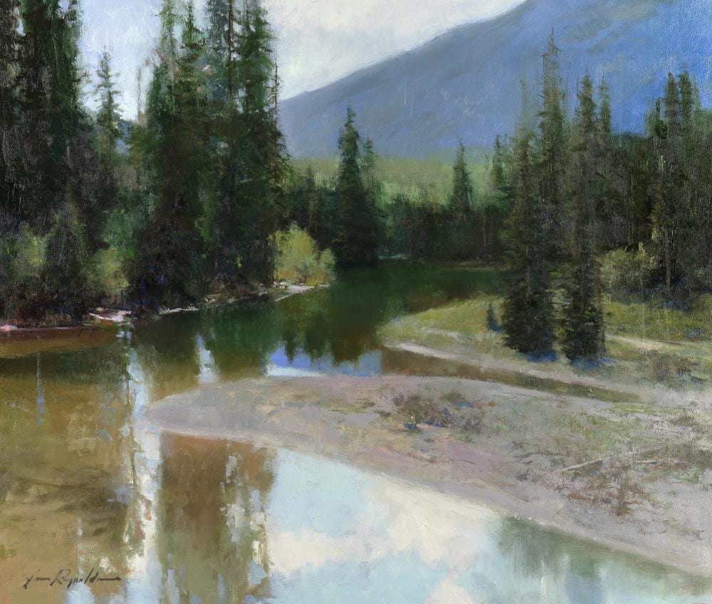 James Reynolds comparable auction result: james reynolds 1926 2010 low water on the athabasca