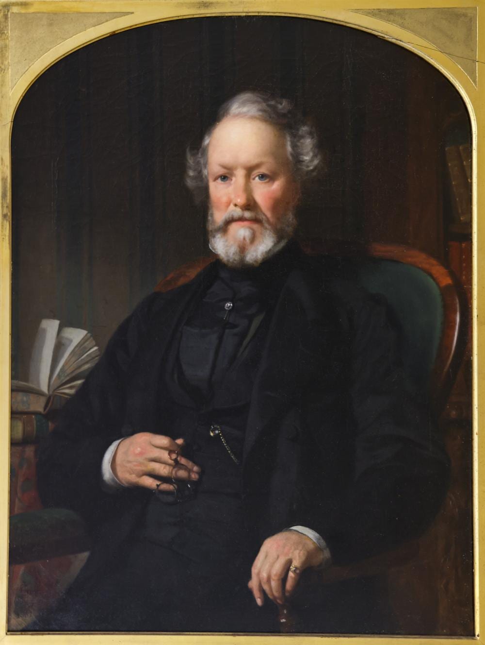 Seymour Joseph Guy comparable auction result: seymour joseph guy portrait of a gentleman 1861