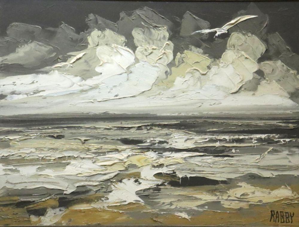 Jim Rabby comparable auction result: jim rabby american b 1947 oil painting on canvas