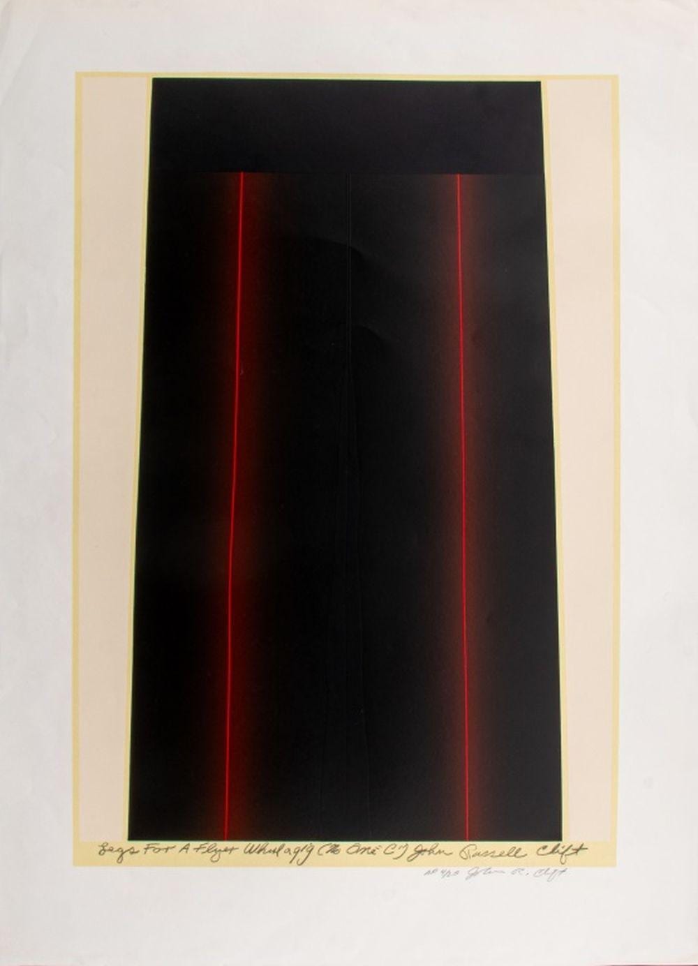John Russell Clift comparable auction result: john russell clift legs for a flyer whirlagig