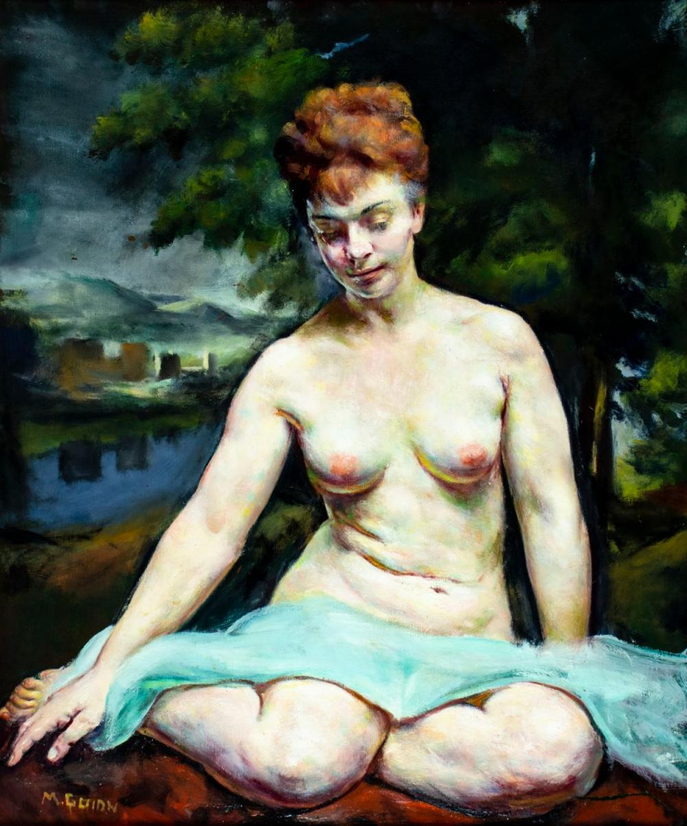 Molly Guion comparable auction result: molly guion ny uk 1910 1982 oil painting