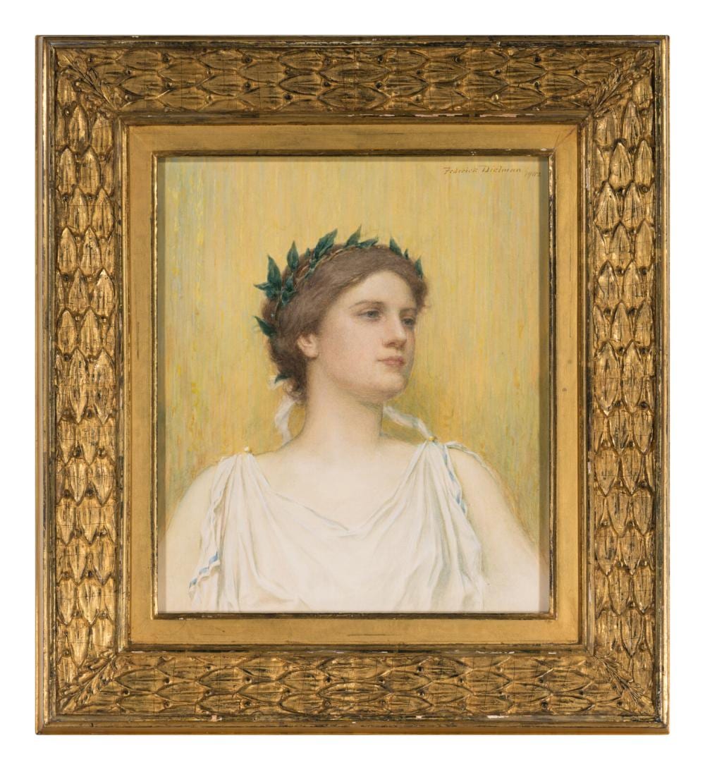 Frederick Dielman comparable auction result: frederick dielman german 1847 1935 personification of peace 1902