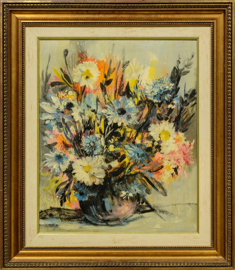 Jan Dingemans comparable auction result: jan dingemans sa 1921 2001 oil still life flowers signed 50 x 40