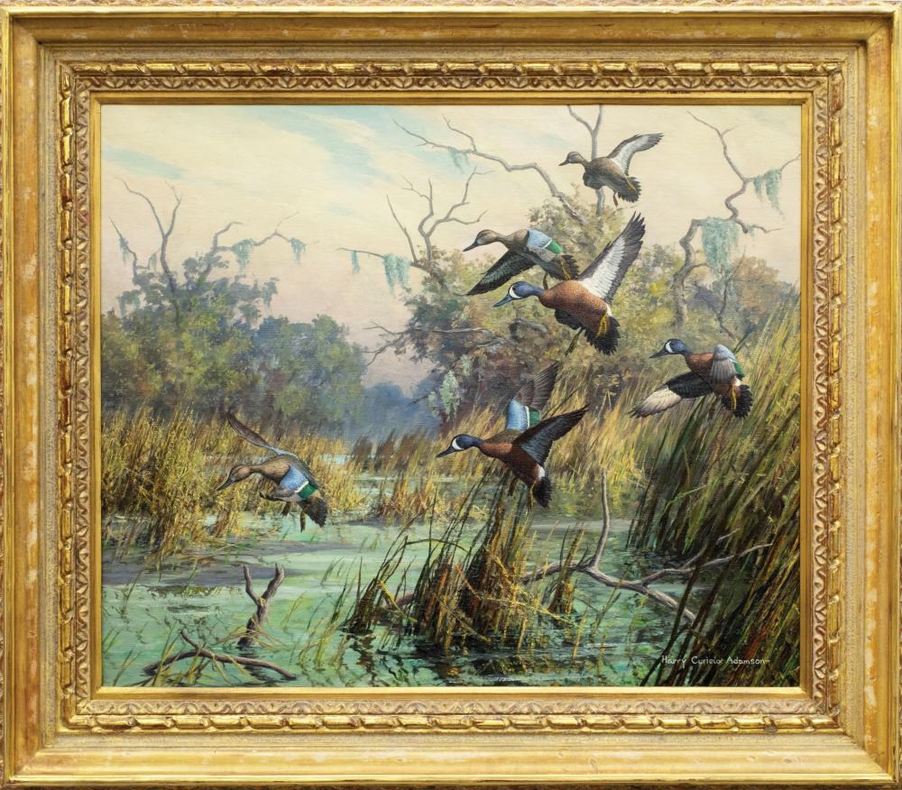 Harry Curieux Adamson comparable auction result: harry curieux adamson 1916 2012 oil on canvas