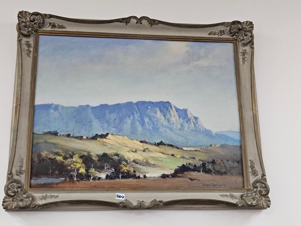 James Northfield comparable auction result: james northfield australian 1887 1973 mt roland tasmania oil on board