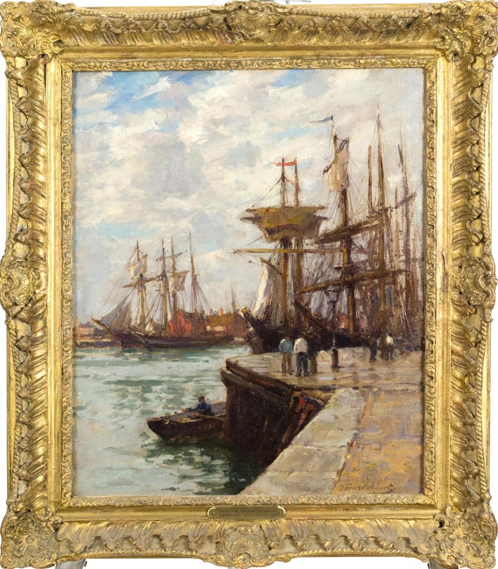 Terrick Williams comparable auction result: terrick williams oil morning poole harbour