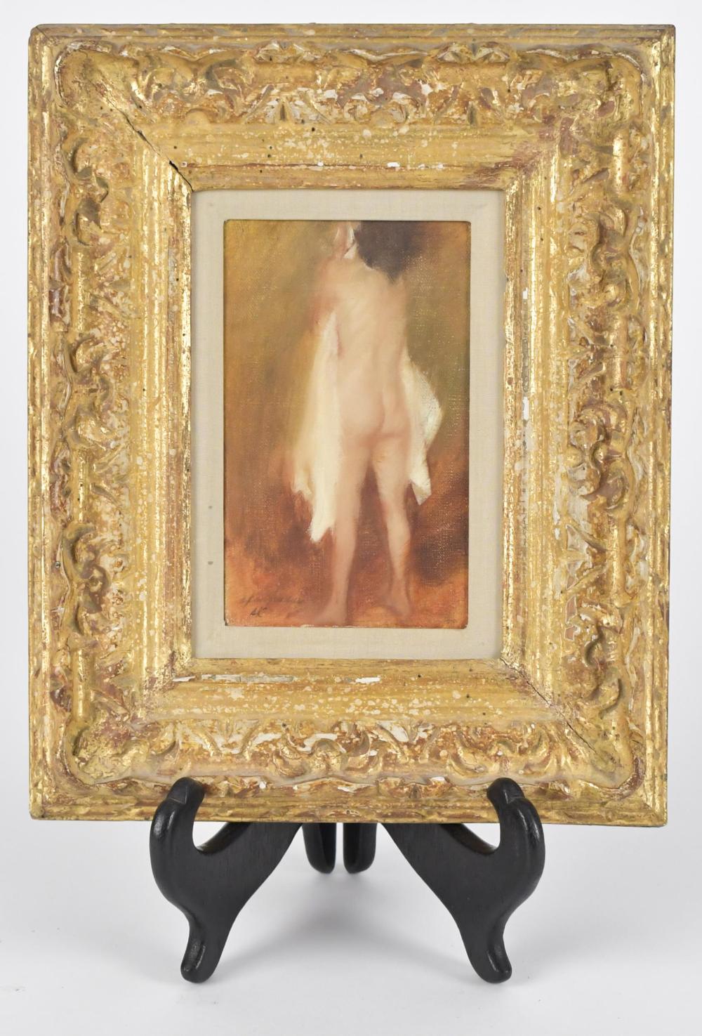 Stuart Kaufman comparable auction result: stuart kaufman oil the towel