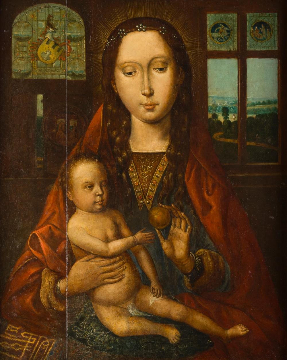 Hans Memling comparable auction result: hans memling nachfolger des 18 jh madonna mit kind