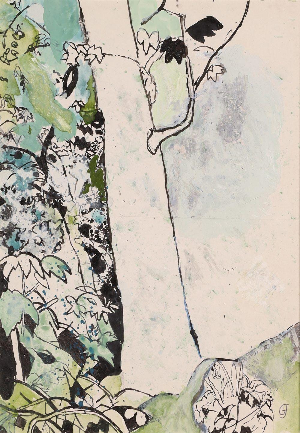 Gwyneth Johnstone comparable auction result: gwyneth johnstone trees study