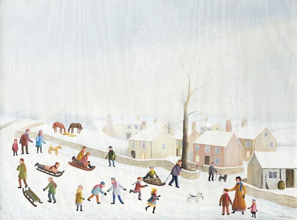 Pamela Cornell comparable auction result: pamela cornell snow hill 1979