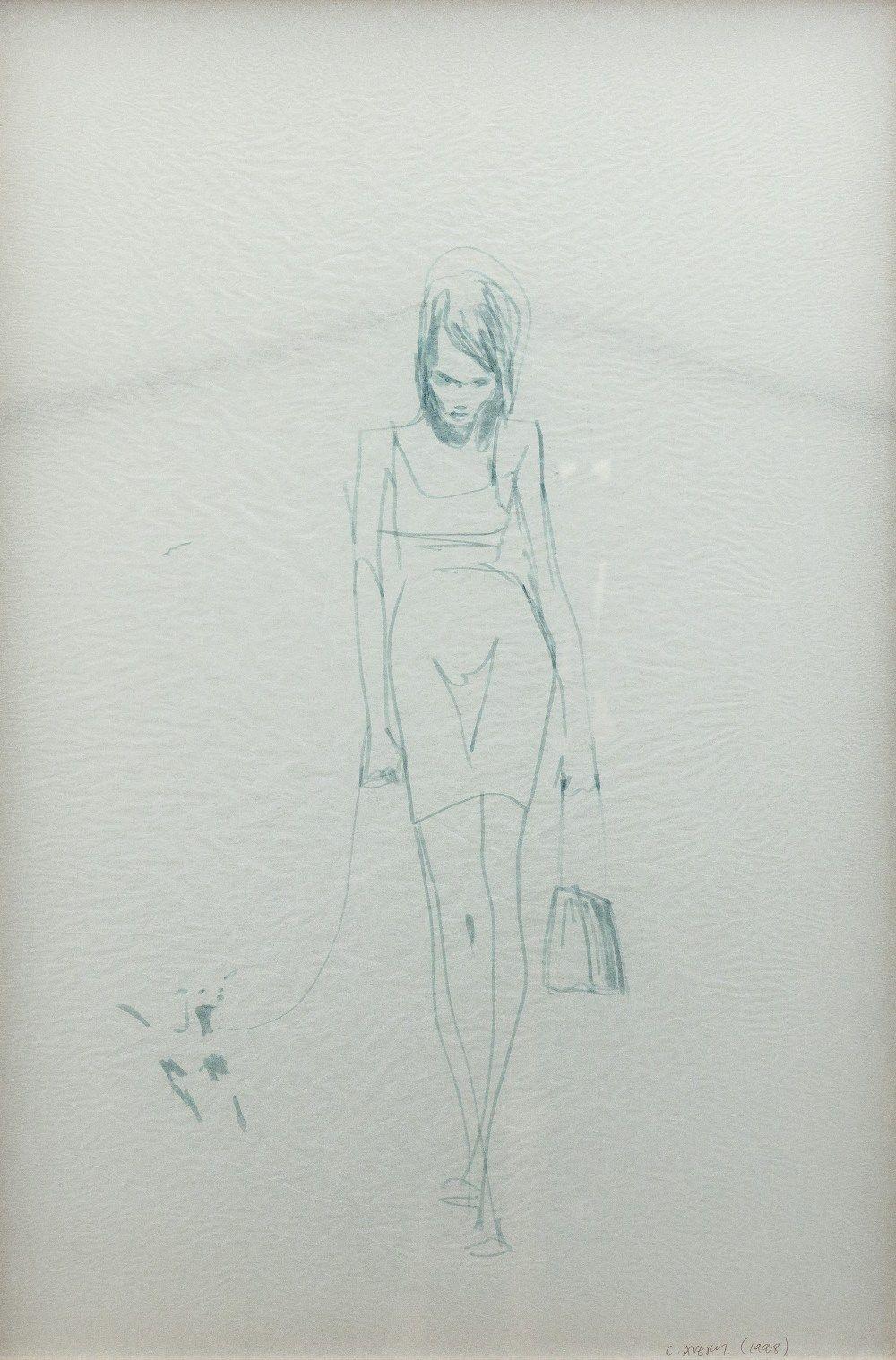 Charles Avery comparable auction result: charles avery woman with dog 1998