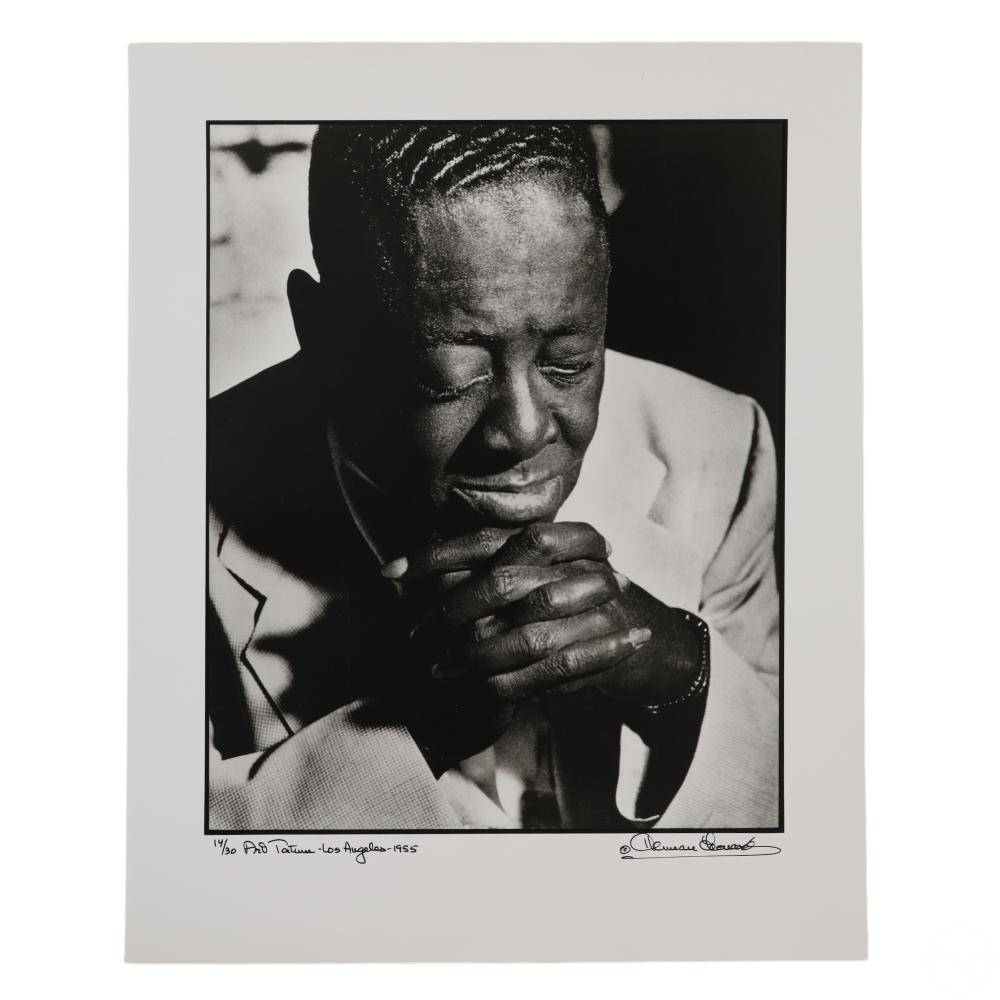 Herman Leonard 1923-2010 Art Tatum 1955 LE SIGNED sold by Hill Auction Gallery, lot 55 — auction record photograph