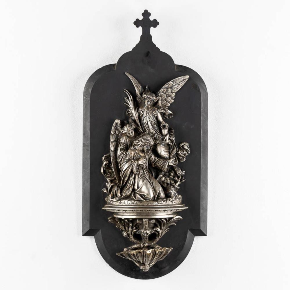 l onard morel ladeuil 1820 1888 holy water font w 22 x h 47 cm · Flanders Auctions · 2024-09-12 Léonard Morel-Ladeuil comparable auction result: l onard morel ladeuil 1820 1888 holy water font w 22 x h 47 cm