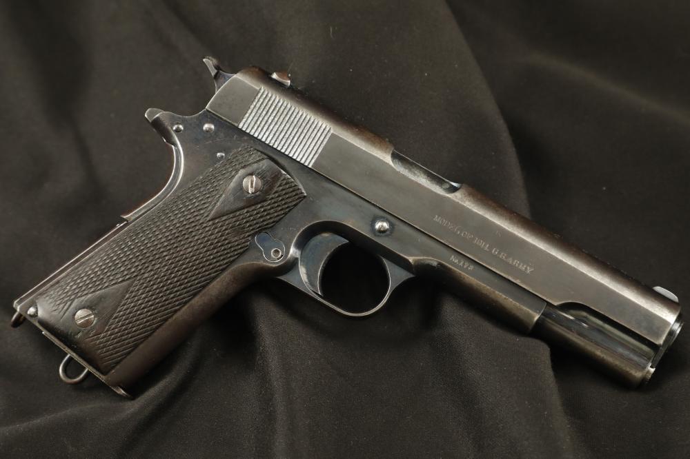 Rare, First Year, 3-Digit Serial Number “173” US Army Pre-WW1 Colt Model 1911 .45 ACP 5” Semi-Auto Pistol W/ “Step Base Bottom” Lanyard Loop Two Tone Magazine 1912 C&R sold by Lock Stock & Barrel Auctions, lot 67 — auction record photograph