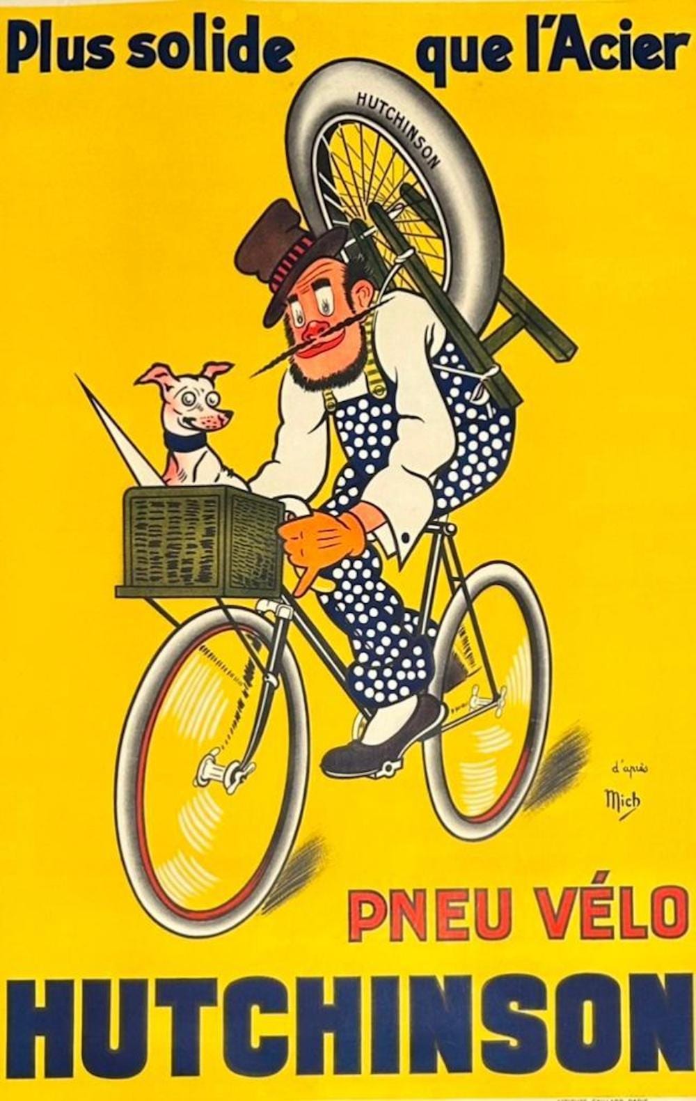michel liebeaux poster pneu velo hutchinson · Neue Auctions · 2024-09-07 Michel Liebeaux comparable auction result: michel liebeaux poster pneu velo hutchinson