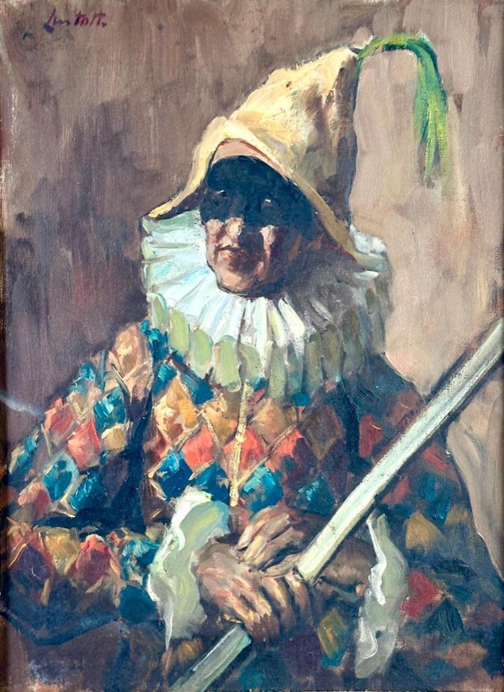 Edward Barnard Lintott comparable auction result: edward barnard lintott oil pierrot