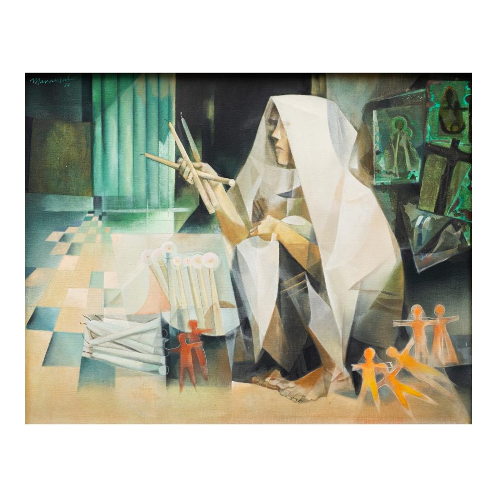 Vicente Manansala (1910 - 1981) - Candle Vendor comparable sale