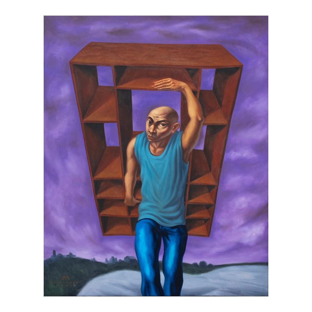 Elmer Borlongan (b. 1967 - Cabinet Member comparable sale