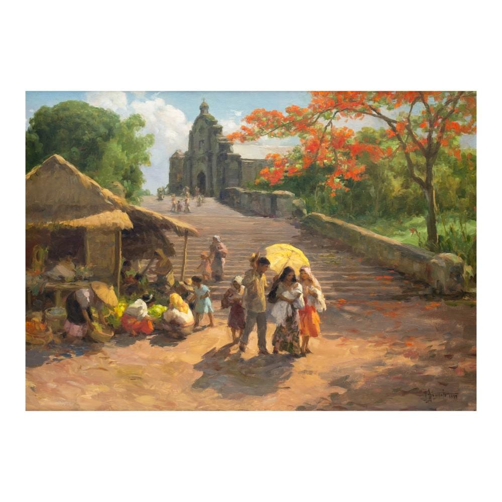 Fernando Amorsolo (1892 - 1972) - Fire Tree comparable sale