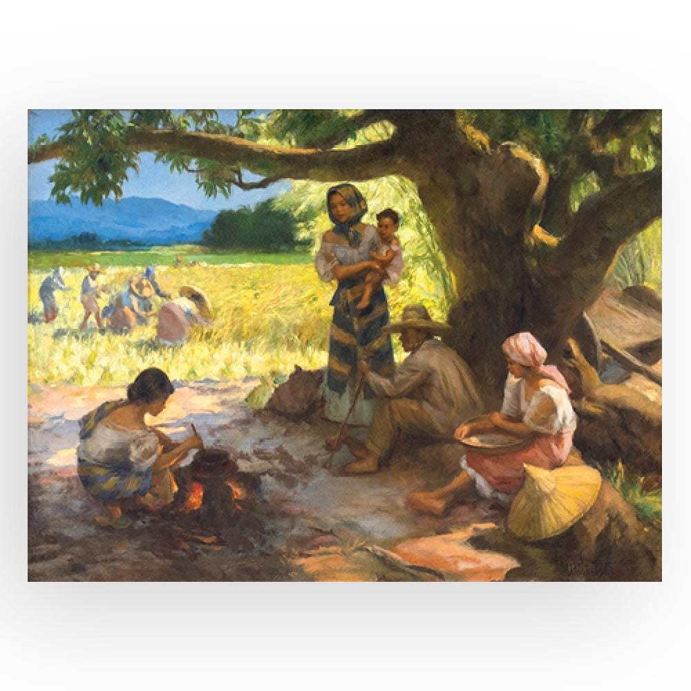 Fernando Amorsolo (1892 - 1972) - Under The Mango Tree comparable sale