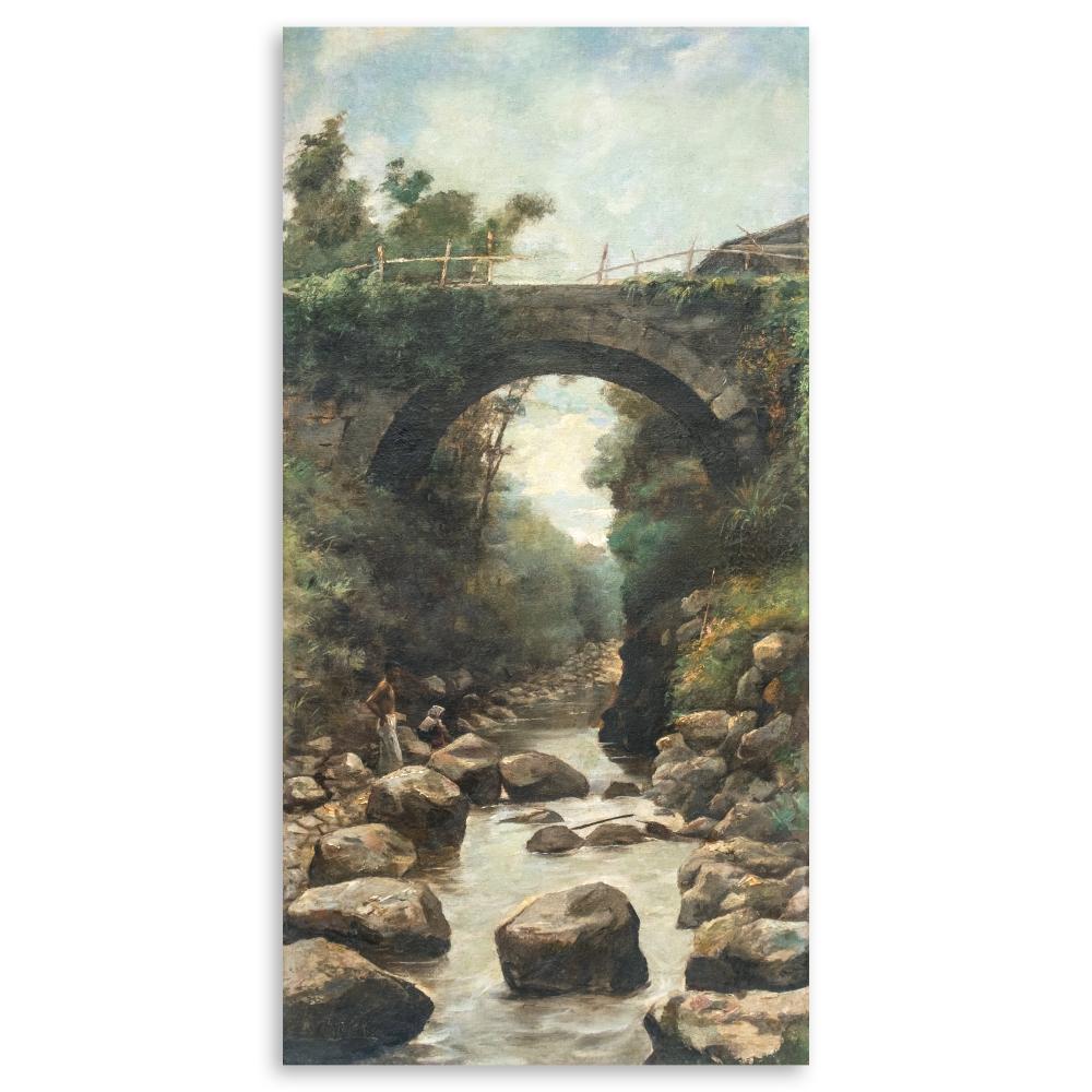 Fabian de la Rosa comparable auction result: fabian de la rosa 1869 1937 old spanish bridge